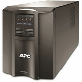 APC Smart-UPS, Line Interactive, 1000VA, Tower, 120V, 8x NEMA 5-15R outlets, SmartConnect Port+SmartSlot, AVR, LCD [TAA] — SMT1000CUS