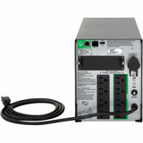 APC Smart-UPS, Line Interactive, 1000VA, Tower, 120V, 8x NEMA 5-15R outlets, SmartConnect Port+SmartSlot, AVR, LCD [TAA] — SMT1000CUS