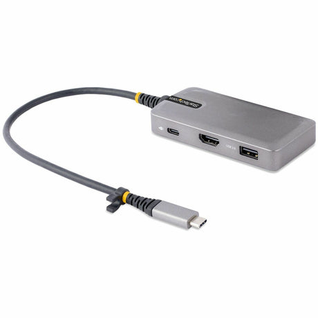 StarTech.com USB-C Multiport Adapter, 4K 60Hz HDMI, 3-Port USB Hub, 100W Power Delivery Pass-Through, Mini Dock, Windows/macOS/ChromeOS — 104B-USBC-MULTIPORT