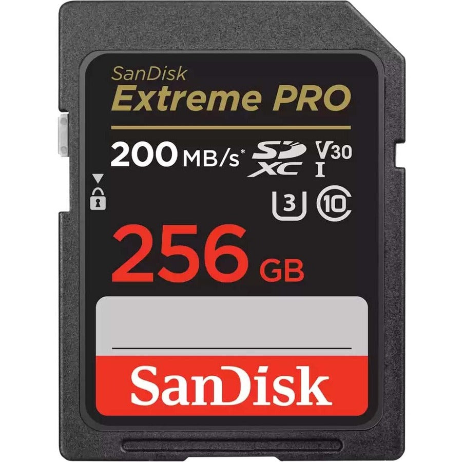 SanDisk Extreme PRO 256 GB Class 3/UHS-I (U3) V30 SDXC — SDSDXXD-256G-ANCIN
