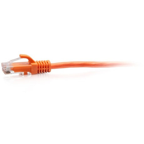 C2G 15ft Cat6a Snagless Unshielded (UTP) Slim Ethernet Cable - Cat6a Slim Network Patch Cable - PoE - Orange — C2G30179