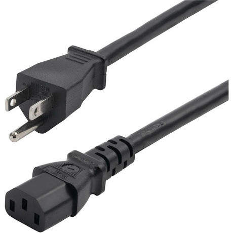 StarTech.com 8ft (2.4m) Computer Power Cord, NEMA 5-15P to IEC 60320 C13 AC Power Cable, 13A 125V, 16AWG, UL Listed — 271B-6800-POWER-CORD