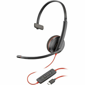 Poly Blackwire 3210 Monaural Headset +USB-C/A Adapter TAA — 8M3Y3AA#ABA