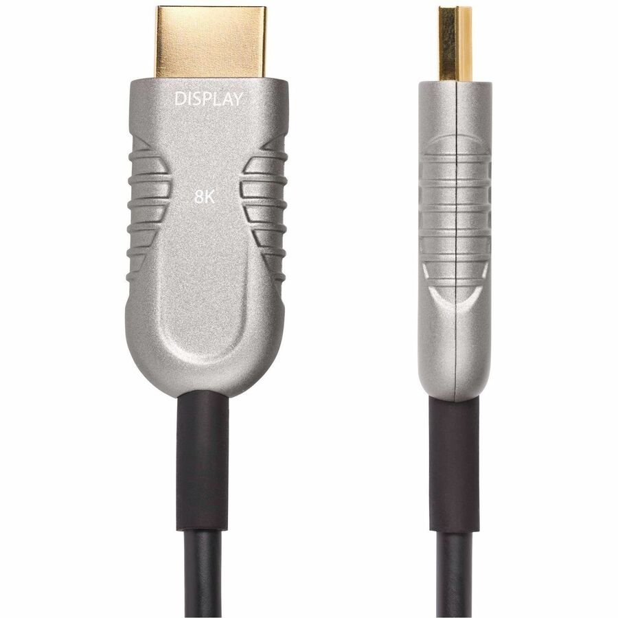 StarTech.com 100ft (30.4m) HDMI 2.1 Hybrid Active Optical Cable (AOC), CMP, Plenum Rated, 8K Ultra High Speed HDMI 2.1/2.0 Cable, 48Gbps — 8K-A-100F-HDMI-CABLE
