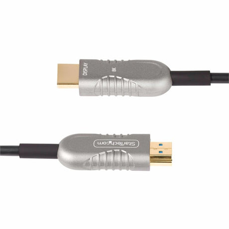 StarTech.com 100ft (30.4m) HDMI 2.1 Hybrid Active Optical Cable (AOC), CMP, Plenum Rated, 8K Ultra High Speed HDMI 2.1/2.0 Cable, 48Gbps — 8K-A-100F-HDMI-CABLE