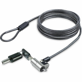 StarTech.com Nano Laptop Cable Lock 6ft, Anti-Theft Keyed Lock, Security Cable Locks Nano Slot Notebooks, Steel Cable Lock For Laptop — NANOK-LAPTOP-LOCK