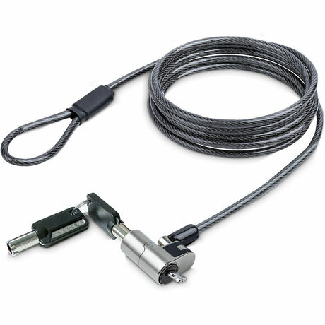 StarTech.com Nano Laptop Cable Lock 6ft, Anti-Theft Keyed Lock, Security Cable Locks Nano Slot Notebooks, Steel Cable Lock For Laptop — NANOK-LAPTOP-LOCK