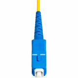 StarTech.com 100m (328ft) SC to SC (UPC) OS2 Single Mode Simplex Fiber Optic Cable, 9/125, 40G/100G, Low Insertion Loss, LSZH Jumper Cord — SPSMSCSC-OS2-100M