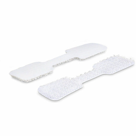 StarTech.com 3.5in (9cm) Cable Labels, 100 Pack, White, Hook-to-Hook Cable Tags, Write-On Cord Labels for Cable Management, Cord Identification — CABLE-TAG-HLWH