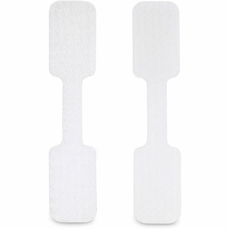 StarTech.com 3.5in (9cm) Cable Labels, 100 Pack, White, Hook-to-Hook Cable Tags, Write-On Cord Labels for Cable Management, Cord Identification — CABLE-TAG-HLWH