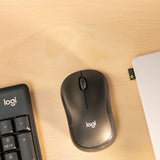 Logitech MK370 Combo for Business, Full-Size Wireless Keyboard and Wireless Mouse, Secure Logi Bolt USB receiver, Bluetooth, Graphite — 920-011887