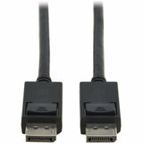 Eaton Tripp Lite Series DisplayPort 2.1 Cable with Latching Connectors (M/M), 8K 60 Hz, 40 Gbps, HDR, HBR3, MST, 4:4:4, HDCP 2.2, Black, 3 ft. (0.9 m) — P580-003-8K6-2