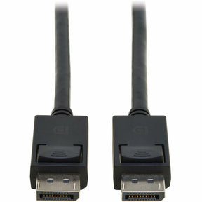 Eaton Tripp Lite Series DisplayPort 2.1 Cable with Latching Connectors (M/M), 8K 60 Hz, 40 Gbps, HDR, HBR3, MST, 4:4:4, HDCP 2.2, Black, 3 ft. (0.9 m) — P580-003-8K6-2