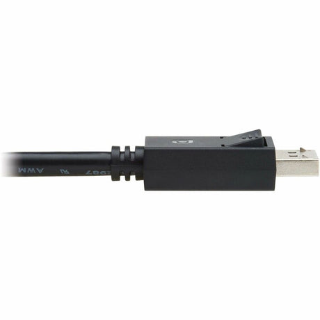 Eaton Tripp Lite Series DisplayPort 2.1 Cable with Latching Connectors (M/M), 8K 60 Hz, 40 Gbps, HDR, HBR3, MST, 4:4:4, HDCP 2.2, Black, 3 ft. (0.9 m) — P580-003-8K6-2