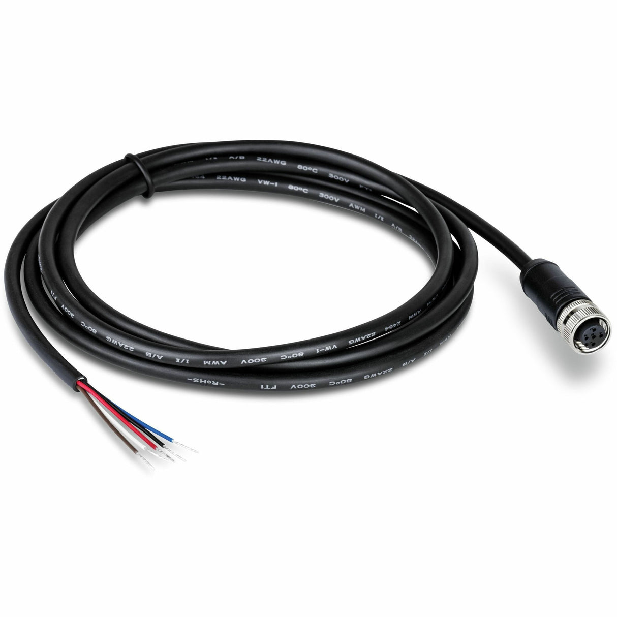 TRENDnet Industrial M12 Female 5-Pin Connector Electrical Cable, 2m (6.5 ft.) — TI-CP02
