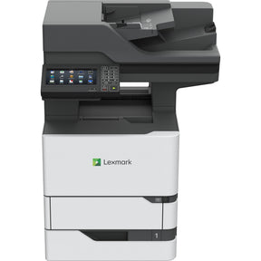 Lexmark MX720 MX721ade Laser Multifunction Printer-Monochrome-Copier/Fax/Scanner-65 ppm Mono Print-1200x1200 Print-Automatic Duplex Print-300000 Pages Monthly-650 sheets Input-Color Scanner-600 Optical Scan-Monochrome Fax-Gigabit Ethernet — 25B0000