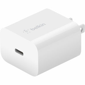 Belkin 20W Portable USB-C Wall Charger - 1xUSB-C (20W) - Fast Charge - Power Adapter - White — BBC005-WH