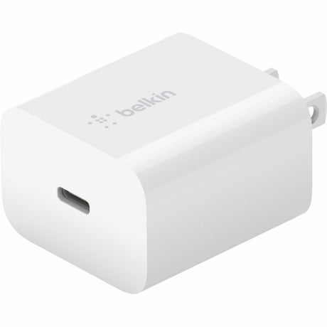 Belkin 20W Portable USB-C Wall Charger - 1xUSB-C (20W) - Fast Charge - Power Adapter - White — BBC005-WH