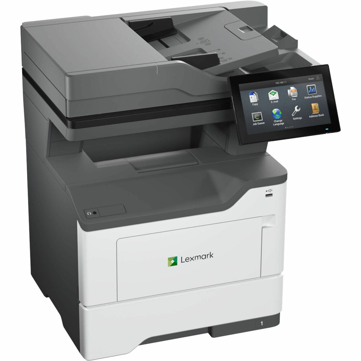 Lexmark MX632adwe Laser Multifunction Printer - Monochrome - TAA Compliant — 38ST905