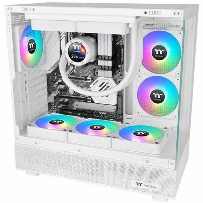Thermaltake CT140 EX ARGB Sync PC Cooling Fan White (3-Fan Pack) - 3 Pack — CL-F191-PL14SW-A