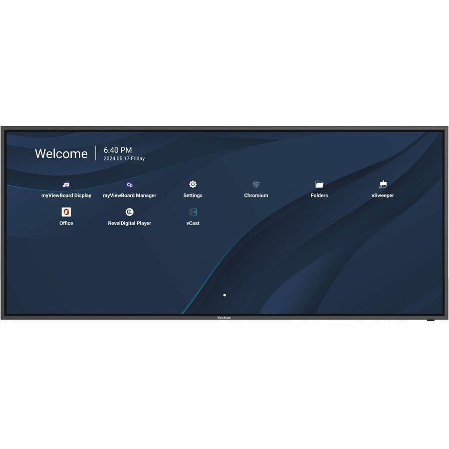 ViewSonic CDE92UW 92-Inch 21:9 Ultra-Wide Display, 5K UHD 5120x2160 Resolution, 500 cd/m2 High Brightness, 24/7 Operation — CDE92UW-MTRC