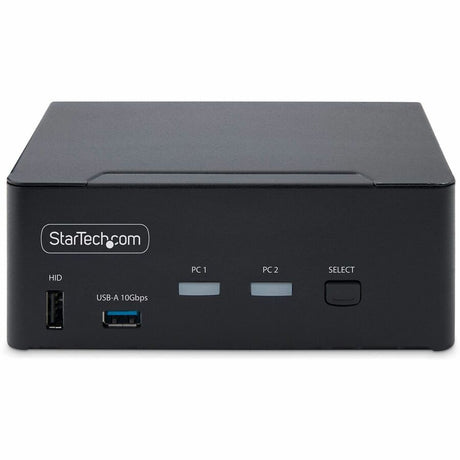 StarTech.com 2-Port Dual-Monitor DisplayPort 1.4 KVM Switch, 8K 60Hz / 4K 144Hz, 2x USB 10Gbps Ports, Hotkey Switching, TAA Compliant — P2CDD143-KVM-SWITCH