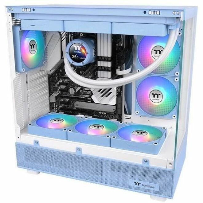 Thermaltake CT120 EX ARGB Sync PC Cooling Fan Hydrangea Blue (3-Fan Pack) - 3 Pack — CL-F196-PL12BU-A