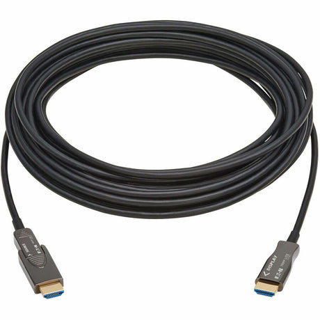 Eaton Tripp Lite series 8K HDMI Fiber Active Optical Cable (AOC) - 8K UHD @ 60 Hz, HDR, Detachable Connector, M/M, Black, 10 m (33 ft.) — P568FM-10M-8K6