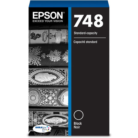 Epson DURABrite Pro 748 Original Standard Yield Inkjet Ink Cartridge - Black - 1 Each — T748120