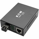 Eaton Tripp Lite Series Gigabit Multimode Fiber to Ethernet Media Converter, 10/100/1000 LC, International Power Supply, 850 nm, 550M (1804.46 ft.) — N785-INT-LC-MM