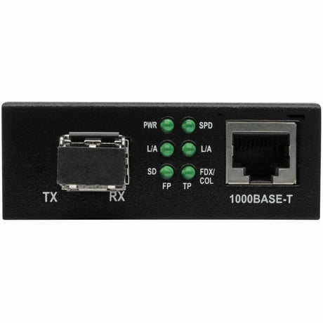 Eaton Tripp Lite Series Gigabit Multimode Fiber to Ethernet Media Converter, 10/100/1000 LC, International Power Supply, 850 nm, 550M (1804.46 ft.) — N785-INT-LC-MM