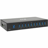 Eaton Tripp Lite Series 10-Port Industrial-Grade USB 3.x (5Gbps) Hub - 20 kV ESD Immunity, Metal Housing, Mountable — U360-010-IND