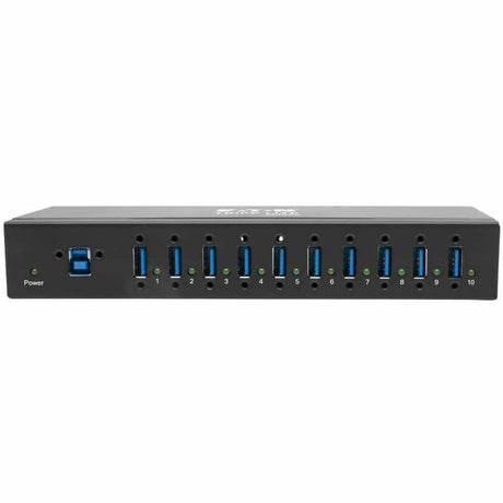 Eaton Tripp Lite Series 10-Port Industrial-Grade USB 3.x (5Gbps) Hub - 20 kV ESD Immunity, Metal Housing, Mountable — U360-010-IND