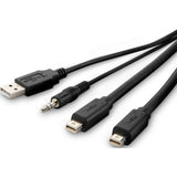 Belkin Dual MiniDP to DP + USB A/B + Audio Passive Combo KVM Cable — F1DN2CCBL-MP10t