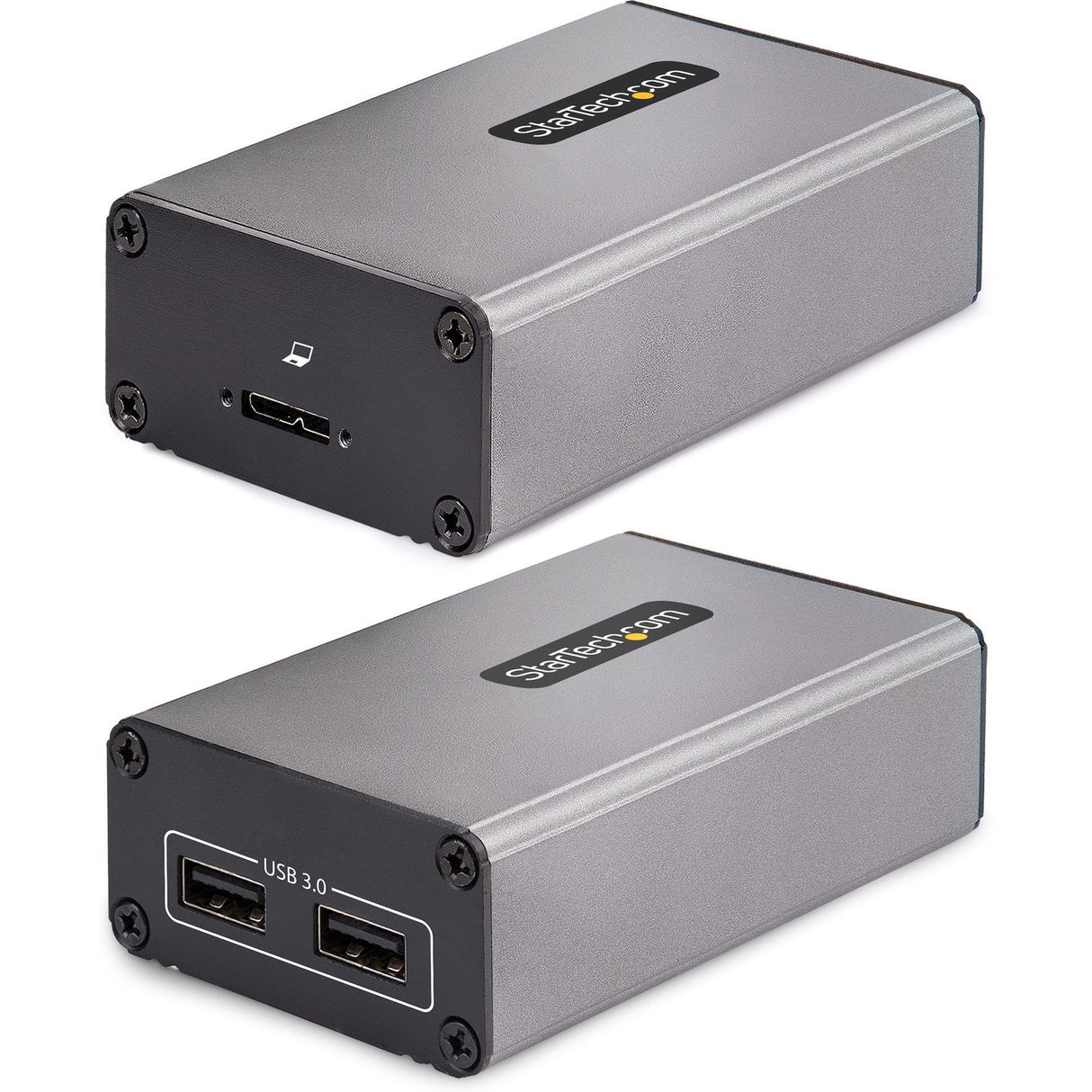 StarTech.com 2-Port USB 3.0 Extender over OM3 Multimode Fiber, LC/LC, 2x 5Gbps USB-A Hub, 350m (1150ft), Durable USB Fiber Optic Extender — F35023-USB-EXTENDER
