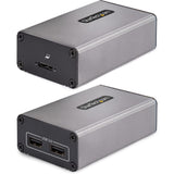 StarTech.com 2-Port USB 3.0 Extender over OM3 Multimode Fiber, LC/LC, 2x 5Gbps USB-A Hub, 350m (1150ft), Durable USB Fiber Optic Extender — F35023-USB-EXTENDER