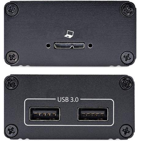 StarTech.com 2-Port USB 3.0 Extender over OM3 Multimode Fiber, LC/LC, 2x 5Gbps USB-A Hub, 350m (1150ft), Durable USB Fiber Optic Extender — F35023-USB-EXTENDER