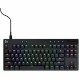 Logitech G PRO X TKL RAPID Tenkeyless Wired Gaming Keyboard With Magnetic Analog Switches, Rapid Trigger Mode, Adjustable Actuation, and Customizable RGB Lighting, Black — 920-013131