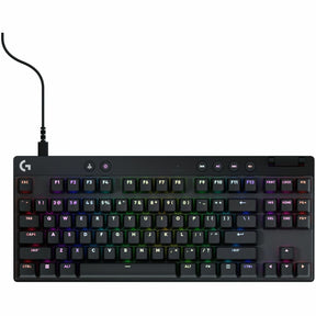 Logitech G PRO X TKL RAPID Tenkeyless Wired Gaming Keyboard With Magnetic Analog Switches, Rapid Trigger Mode, Adjustable Actuation, and Customizable RGB Lighting, Black — 920-013131