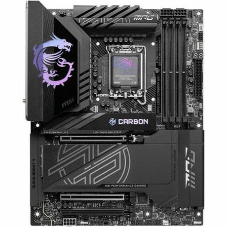 MSI MPG Z890 CARBON ATX GAMING MOTHERBOARD LGA 1851 for Intel Core Ultra CPU — Z890CARBONWIFI