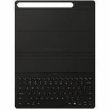 Samsung Keyboard/Cover Case (Book Fold) Samsung Galaxy Tab S10+, Galaxy Tab S9+, Galaxy Tab S9 FE+ Tablet - Black — EF-DX820UBEGUJ