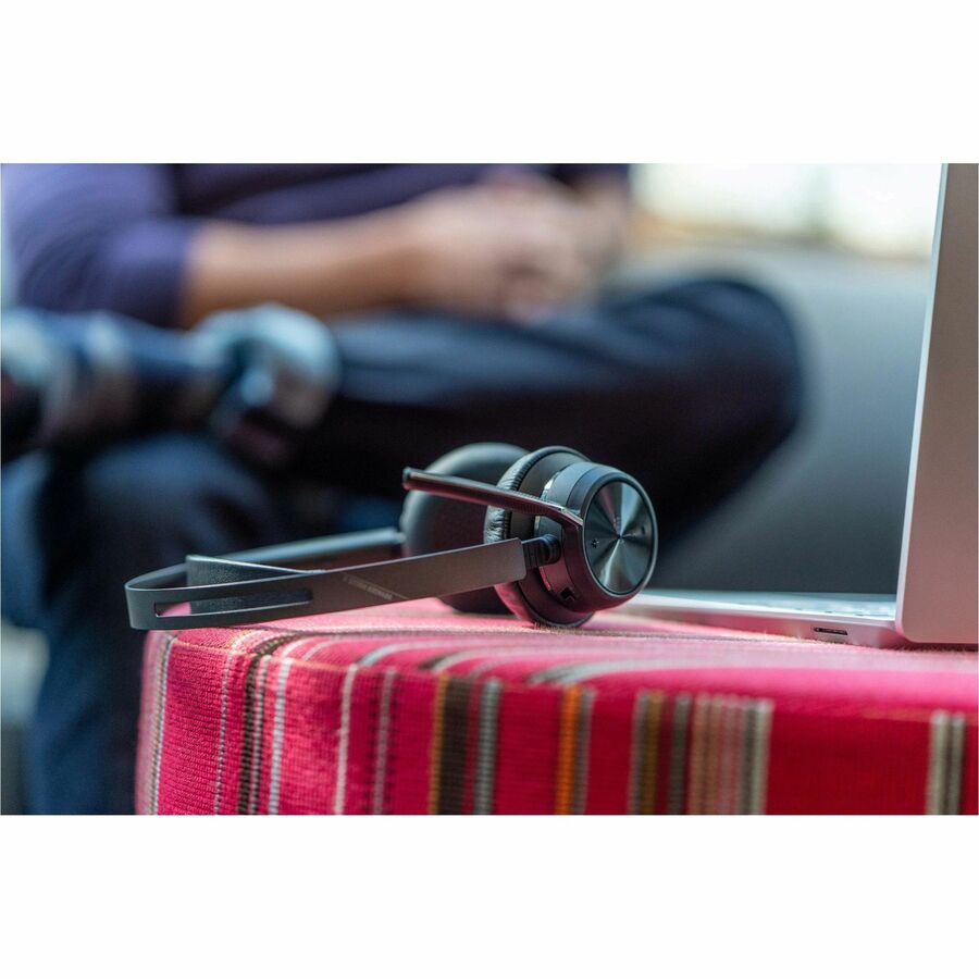 Poly Voyager Focus 2 Microsoft Teams Certified USBC-C Headset + USB-C/A Adapter — 9T9J4AA#AC3