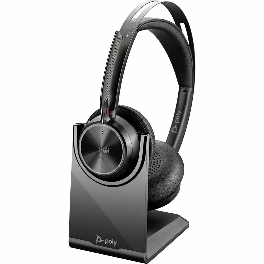 Poly Voyager Focus 2 Microsoft Teams Certified USBC-C Headset + USB-C/A Adapter — 9T9J4AA#AC3
