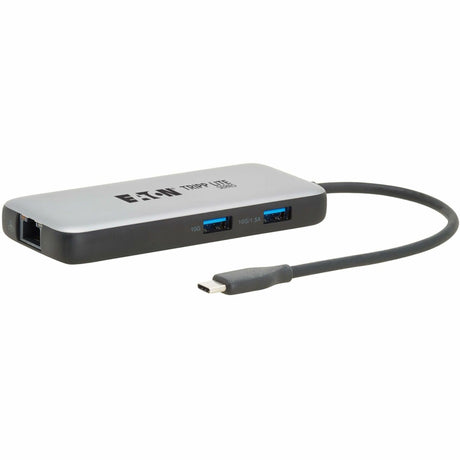 Eaton Tripp Lite Series USB-C Multiport Adapter - 4K 60 Hz HDMI, USB 3.2 Gen 2 Hub Ports, GbE, 100W PD Charging, HDR, HDCP 2.2 — U444-06N-H4GUC3