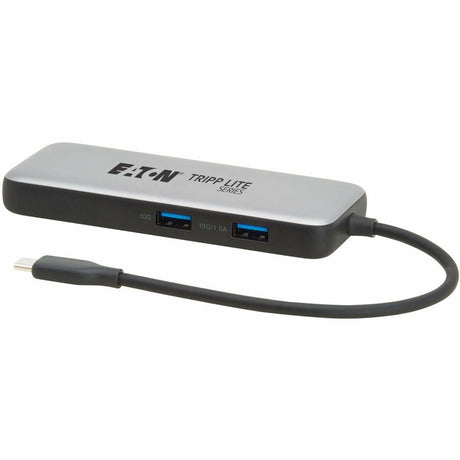 Eaton Tripp Lite Series USB-C Multiport Adapter - 4K 60 Hz HDMI, USB 3.2 Gen 2 Hub Ports, GbE, 100W PD Charging, HDR, HDCP 2.2 — U444-06N-H4GUC3