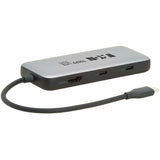Eaton Tripp Lite Series USB-C Multiport Adapter - 4K 60 Hz HDMI, USB 3.2 Gen 2 Hub Ports, GbE, 100W PD Charging, HDR, HDCP 2.2 — U444-06N-H4GUC3