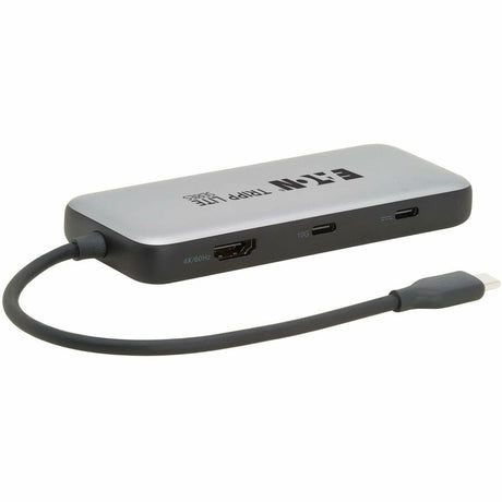 Eaton Tripp Lite Series USB-C Multiport Adapter - 4K 60 Hz HDMI, USB 3.2 Gen 2 Hub Ports, GbE, 100W PD Charging, HDR, HDCP 2.2 — U444-06N-H4GUC3