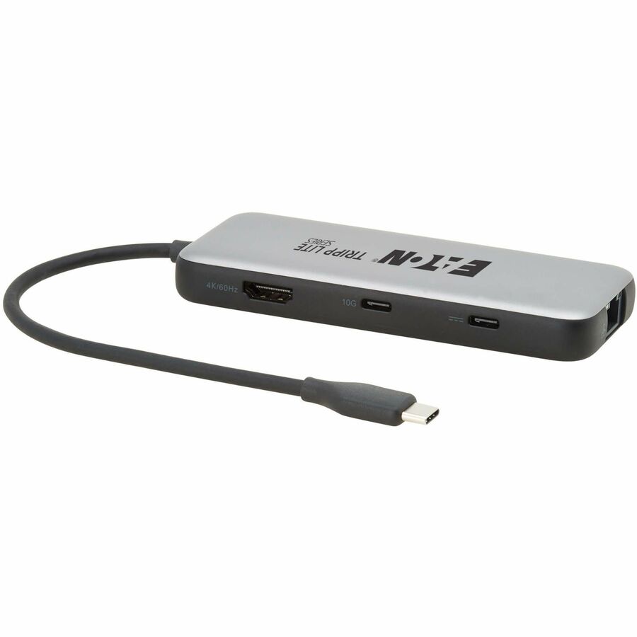 Eaton Tripp Lite Series USB-C Multiport Adapter - 4K 60 Hz HDMI, USB 3.2 Gen 2 Hub Ports, GbE, 100W PD Charging, HDR, HDCP 2.2 — U444-06N-H4GUC3
