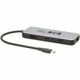 Eaton Tripp Lite Series USB-C Multiport Adapter - 4K 60 Hz HDMI, USB 3.2 Gen 2 Hub Ports, GbE, 100W PD Charging, HDR, HDCP 2.2 — U444-06N-H4GUC3