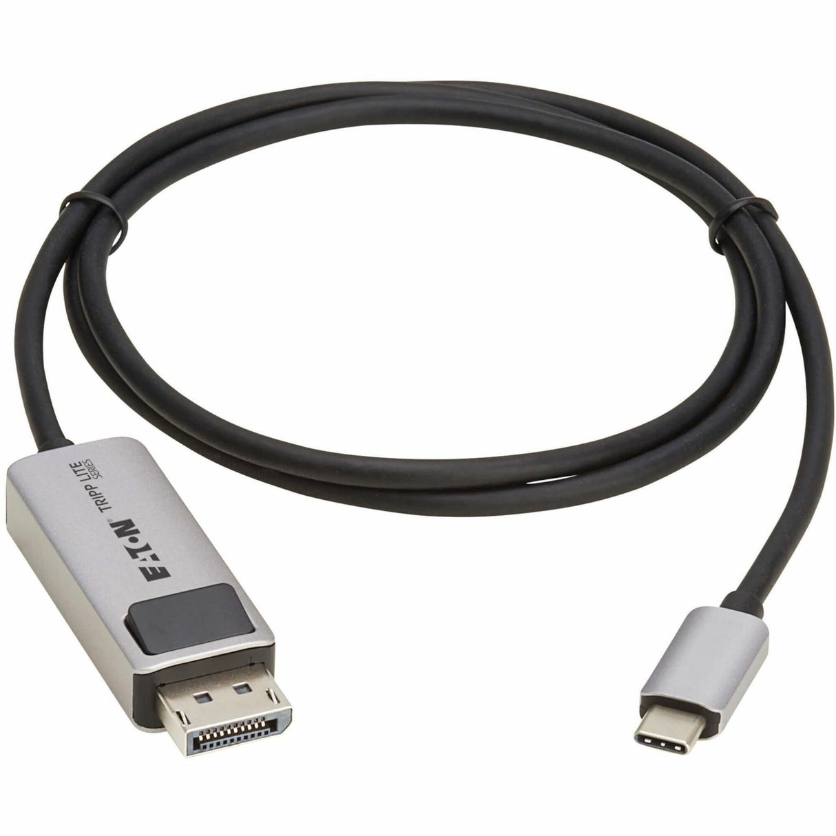 Eaton Tripp Lite Series USB-C to DisplayPort Active Adapter Cable (M/M) - 8K 60 Hz, 4K 144 Hz, HDR, 4:4:4, HDCP 2.3, Black, 3 ft. (0.9 m) — U444-003-DP8K6